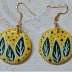 Leaf Wooden earrings