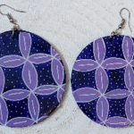 Abstract Wooden earrings