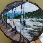 Lake district wood log